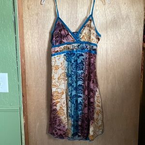 Autumn colored mini dress XL